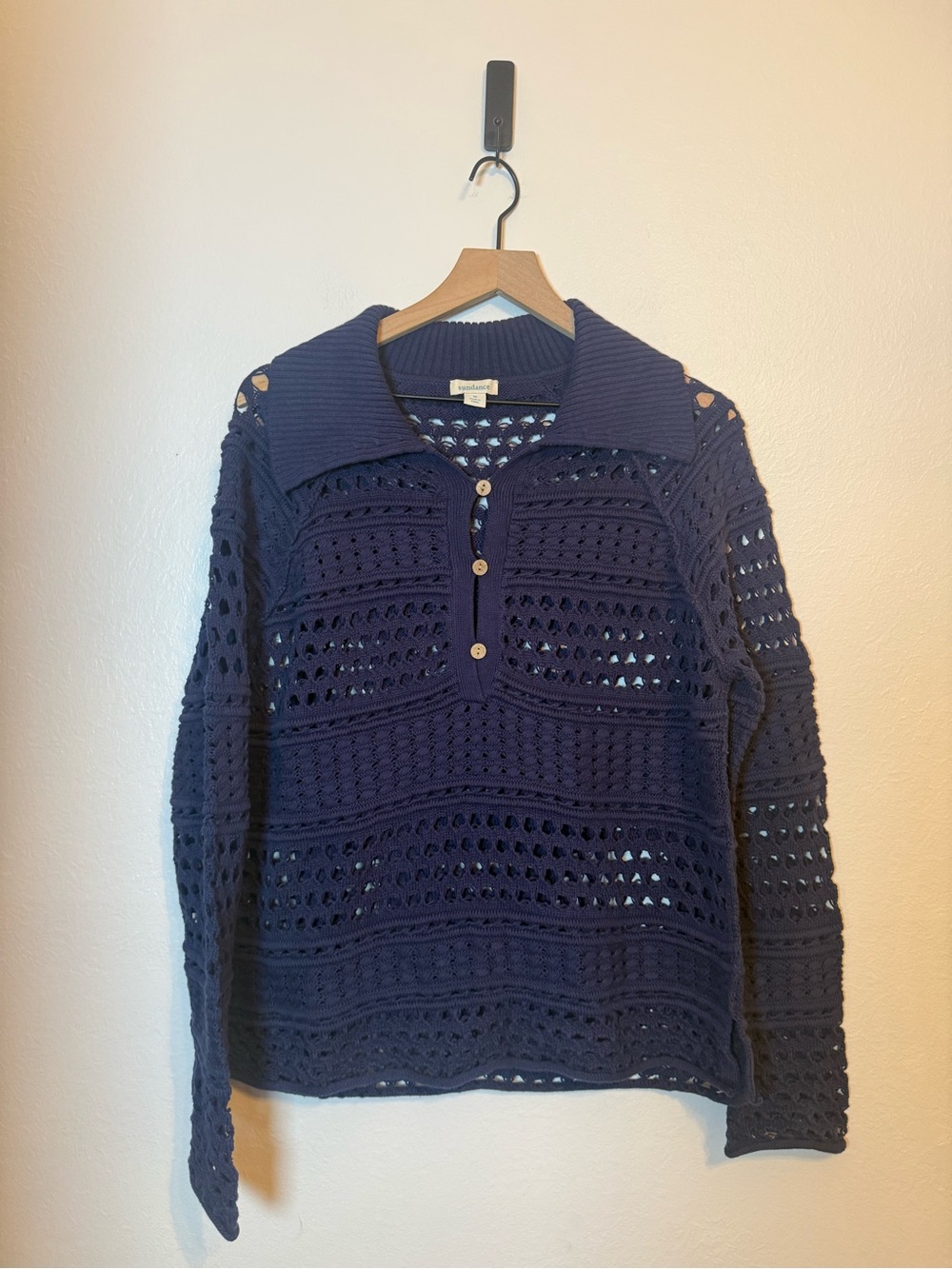Sundance Nayumi Open Knit Pullover Sweater
